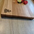 Ąžuolinė pjaustymo lentelė 45×30 cm – natūrali kokybė | Rugged.lt