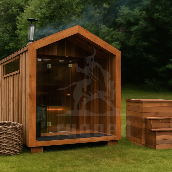 Moderni "Sauna Lux" Lauko Pirtis - Image 2