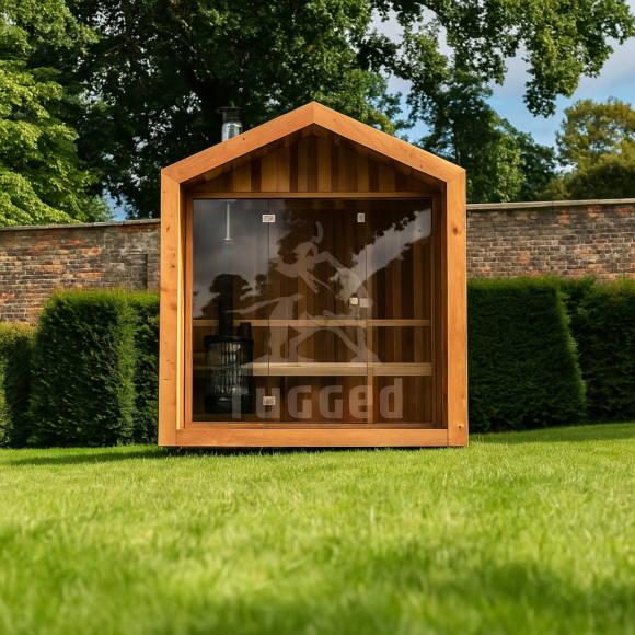 Moderni "Sauna Lux" Lauko Pirtis - Image 3